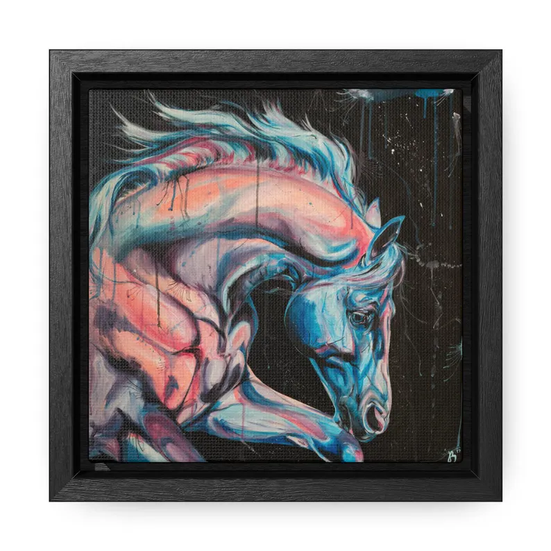 Electric - Expressive Abstract Horse Art - Canvas Print